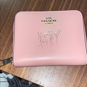Coach X Selena Gomez Pink Wallet